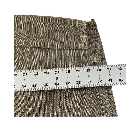 Express Women's Sweater Size Large Cotton V-Neck Embroidered Brown Striped - Picture 9 of 9